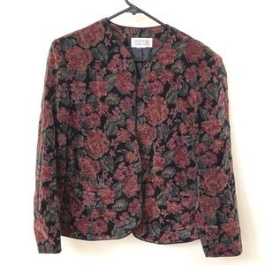 Lindsey Blake floral blazer women jacket